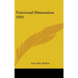 Universal Dimension 1931