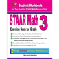 STAAR Math Exercise Book for Grade 3: Student Workbook and Two Realistic STAAR Math Tests