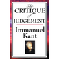 The Critique of Judgement