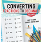 Converting Fractions to Decimals Volume I - Math 5th Grade Children's Fraction Books