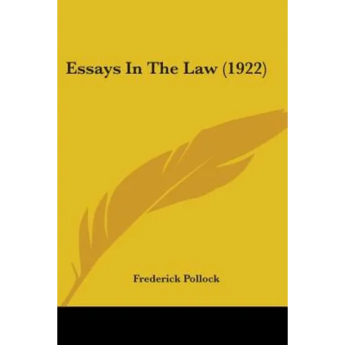 Essays In The Law (1922)