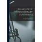 Elements Of Hydrotherapy For Nurses