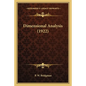 Dimensional Analysis (1922)